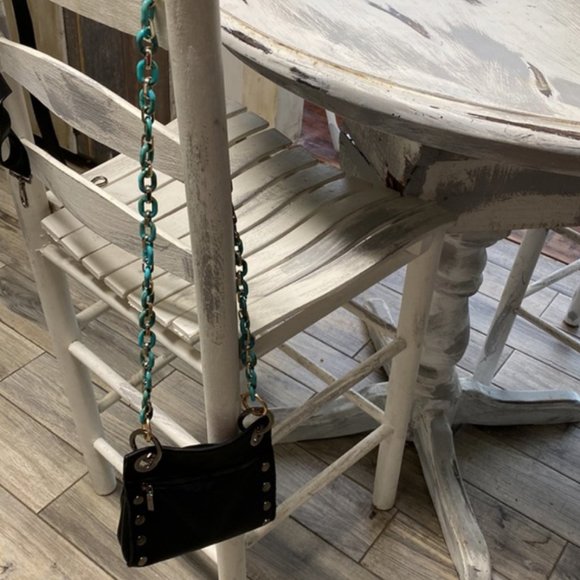 Turquoise Acrylic Purse Strap - Picture 6 of 6